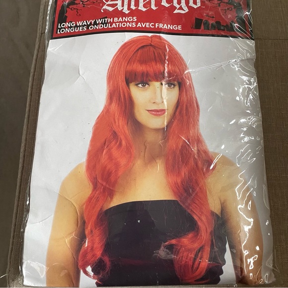 Alterego Hair | Bright Red Long Haired Wig | Color: Red - Picture 1 of 2